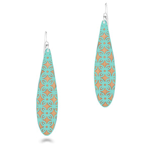 
                  
                    Load image into Gallery viewer, Greatness Oblong Drop Earrings
                  
                