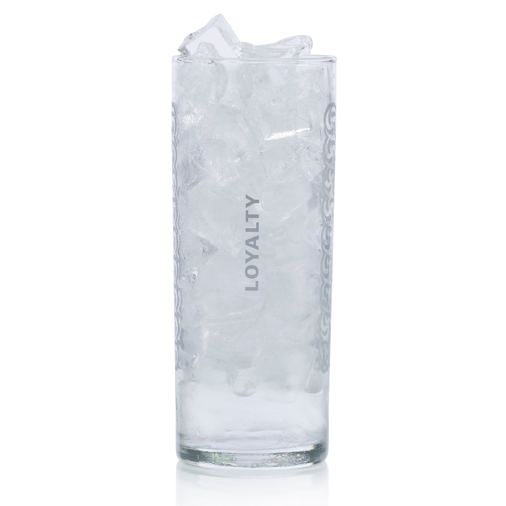 12 oz. Loyalty Tall Skinny Glasses